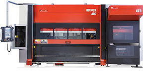 Amada HG 1003 ATC bending sheet-metal machine with automatic tool changer